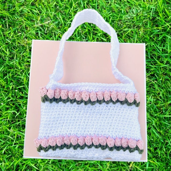 Crochet Shoulder Bag Etsy