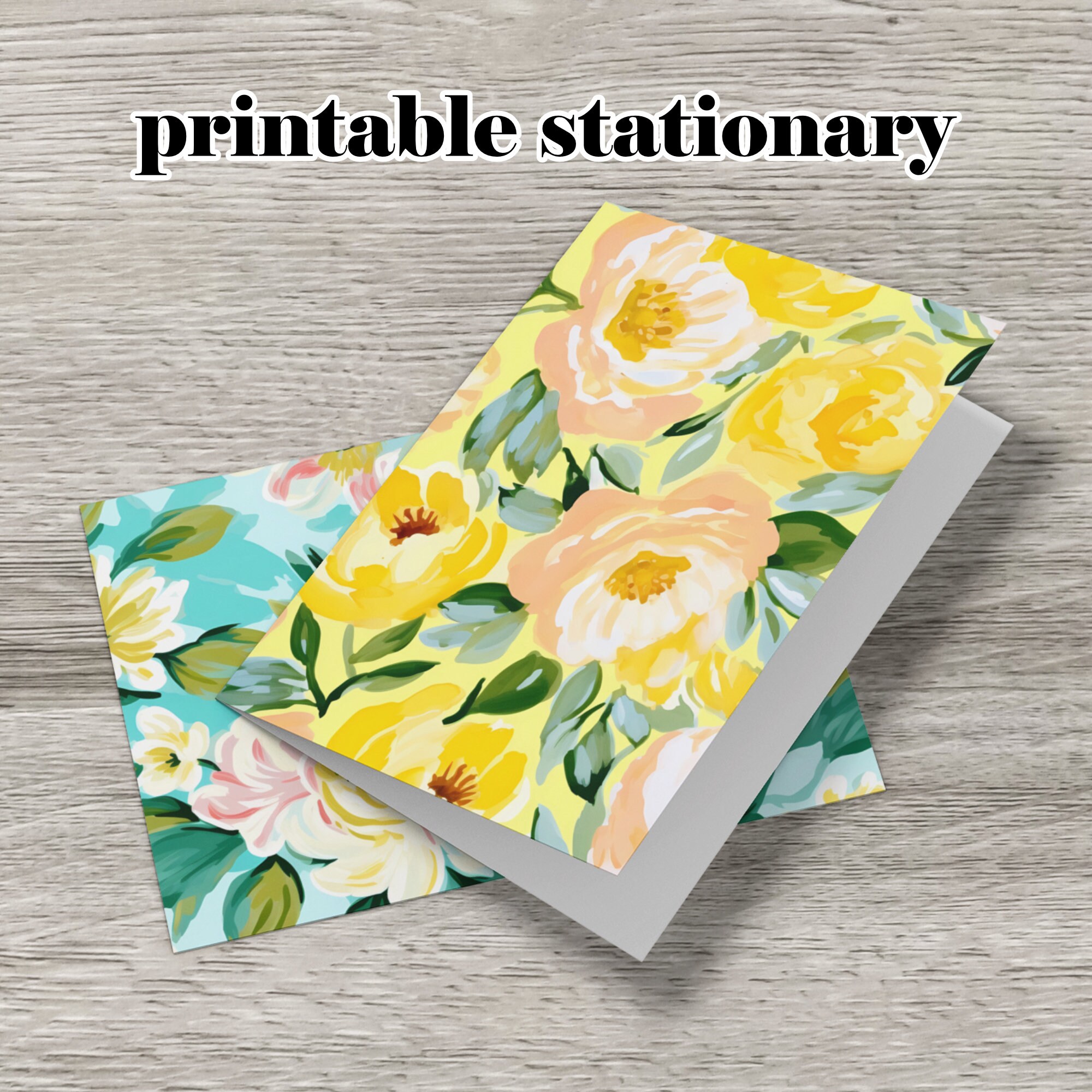 Southern Style Paper Southern Florals Printable Digital Paper Pack, Seamless Repeat Patterns ...