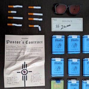 Wolfwood Trigun Stampede cosplay props set (Download DIY)
