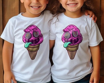 ice cream cone Halloween kids t-shirt