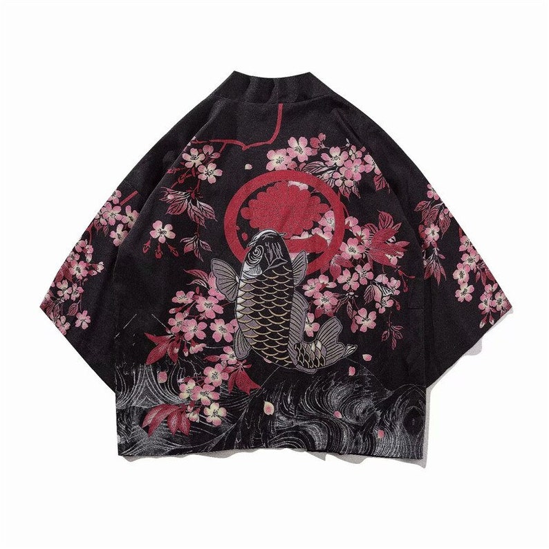 Poisson kimono Nouvelle chemise t-shirt cadeau personnalisé chemise kimono image 1