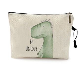 Be unique dinosaur gift bag pouch wallet custom logo