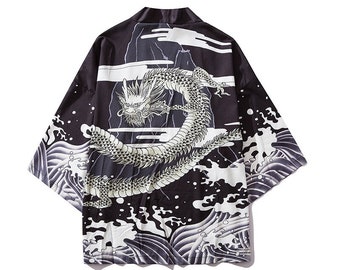 Dragon kimono Nouvelle chemise t-shirt cadeau personnalisé chemise kimono 2