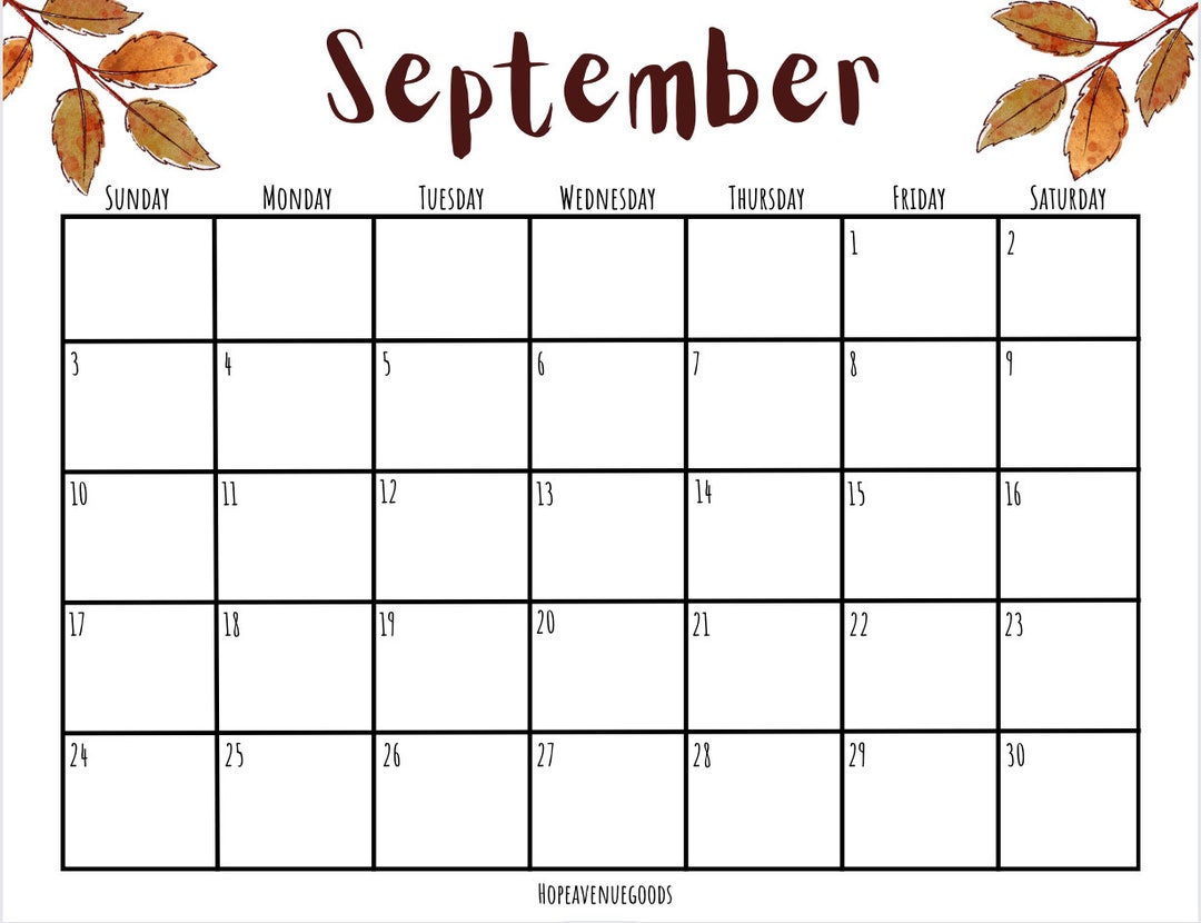 Editable September Calendar 2023 Etsy Canada editable-september-calendar-2023-etsy-canada