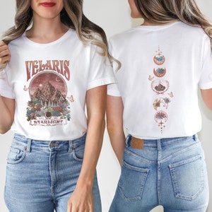 Buntes 2-seitiges Velaris City Of Starlight Shirt, The Night Court Sweatshirt, City of Starlight Hoodie, Bücherwurm TShirt, ACOTAR Velatis Tee