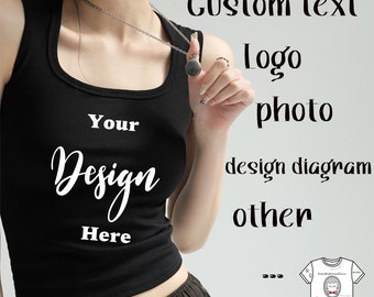 Design Your Tank Tops, Customize Your Tank Tops With Personalized Logo, Custom Birthday Tank Tops, Front And Back Printed Tank Tops