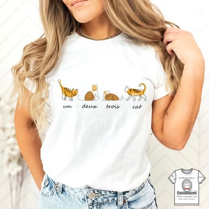 T-shirts chats mignons, T-shirts chats rigolos, T-shirts papa chat, T-shirts maman chat, Cadeaux pour les amoureux des chats, T-shirts chat personnalisés