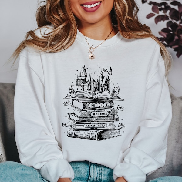 Wizard Bookstore Shirt, Wizard Castle Books Hoodie, Wizard School Sweatshirt, Nerd T-Shirt, Fun Magic Castle Shirt, Gift for Readers