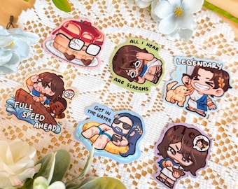PREORDER | Epic the Musical Stickers Inspired | Odysseus, Poseidon, Telemachus, Polites