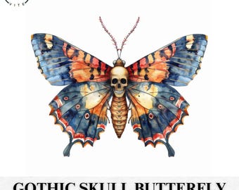 怖い蝶のクリップアート パック、透明な PNG、ハロウィーンの蝶