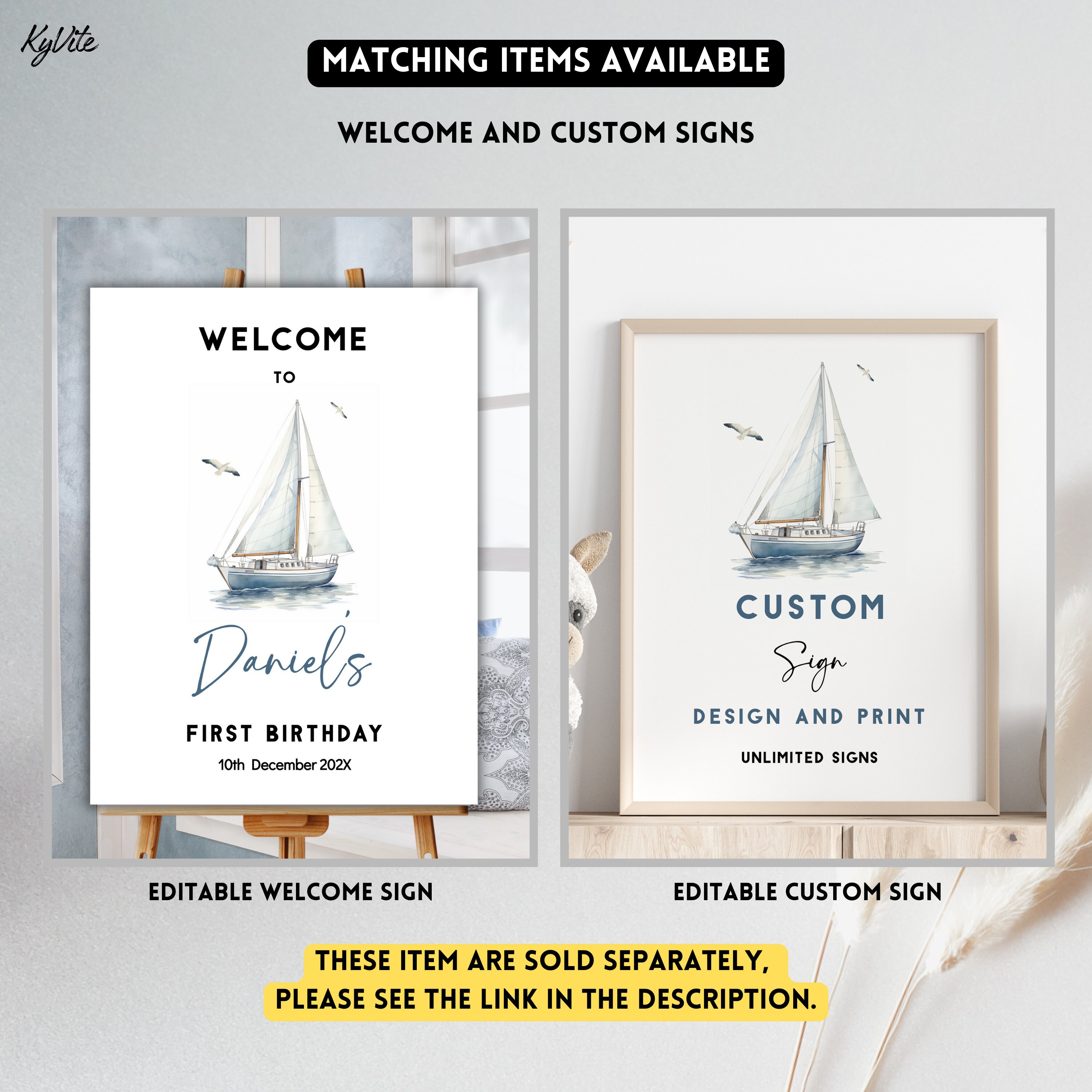 Editable Nautical Food Tent Folded/tilt Card, Sail-ebrate Marine Theme ...