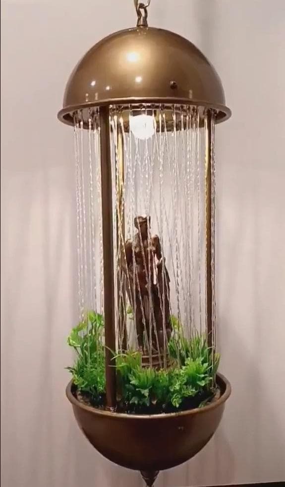 Lámpara de aceite de lluvia hecha a mano, reproducción vintage