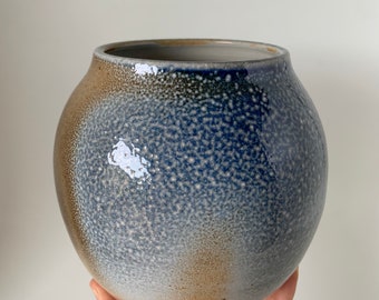 Soda Fired Ceramic Vase, Ceramic Planter, Hand Thrown Ceramics, Hand Thrown Pot, Wheel Thrown Vase, Soda Fired Pottery, Utensil Holder
