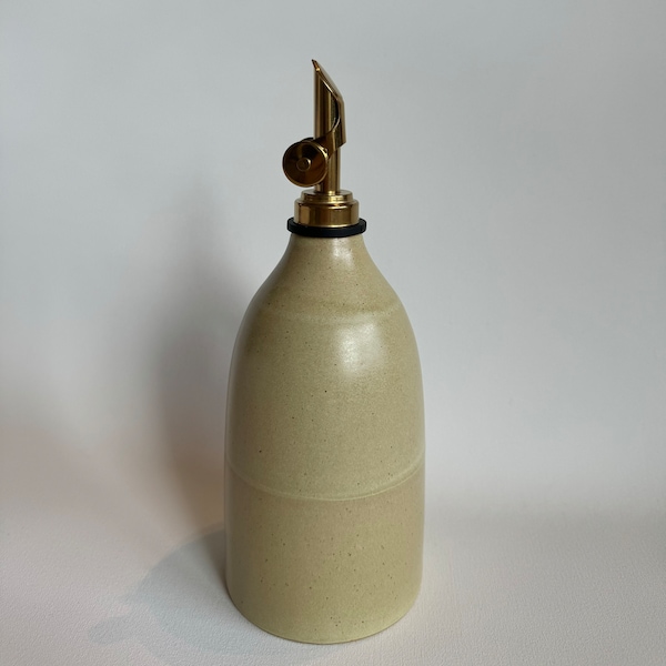 Ceramic Oil Cruet, Oil and Vinegar Bottle, Olive Oil Bottle, Handmade Oil Bottle, Oil Dispenser, Handmade Pottery