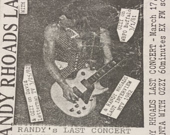 Ozzy Osbourne/Randy Rhodes Live on March 17, 1982