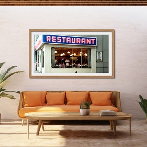 Seinfeld Movie Poster, Vintage Print, Seinfeld Art, Kitchen Wall Art, TV Show Poster, Seinfeld Gifts, Restaurant Decor, Digital Download