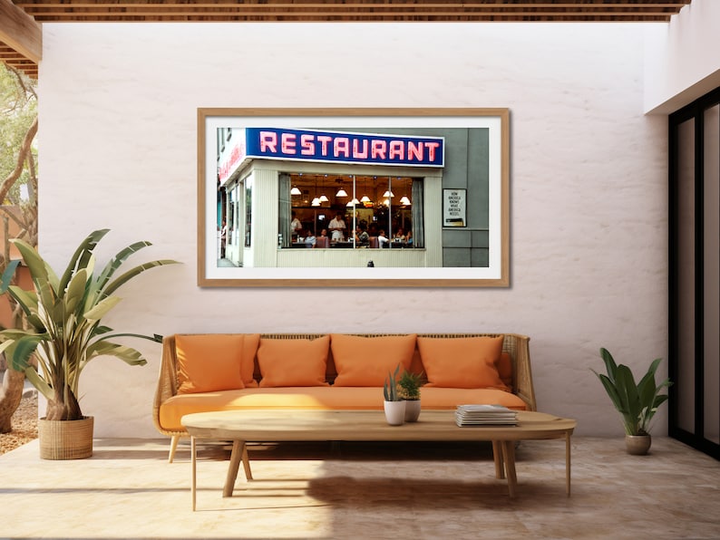 Seinfeld Movie Poster, Vintage Print, Seinfeld Art, Kitchen Wall Art, TV Show Poster, Seinfeld Gifts, Restaurant Decor, Digital Download