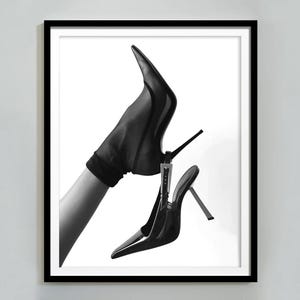 High Heels Fashion Print: Black & White Photography (Digital Download)
