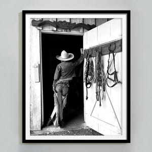 Retro Cowgirl Print: Vintage Wild West Photo (Digital Download)
