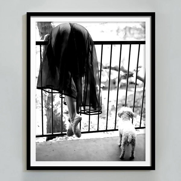 Woman in Window Print, Feminist Poster, Black and White, Fashion Wall Art, Printable Funny Wall Art, Vintage Photography, Digital Download