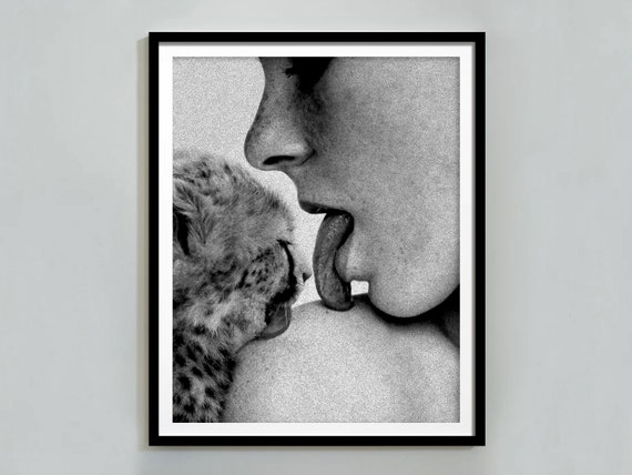 Cheetah Poster: Black and White Fashion Photography (Digital Download)