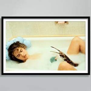 Freddy Krueger Bathroom Poster: Funny Horror Movie Print (Digital Download)