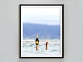 Woman With Wine in Beach Print, Feminist Poster, Bar Cart Print, Trendy Wall Art, Teen Girl Room Decor, Cocktail Wall Art, Digital Download product logo