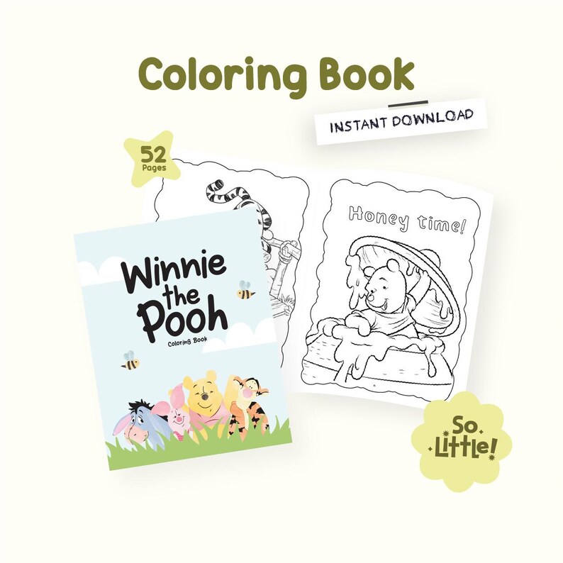 Hojas de actividades y páginas para colorear de Winnie the Pooh para ...