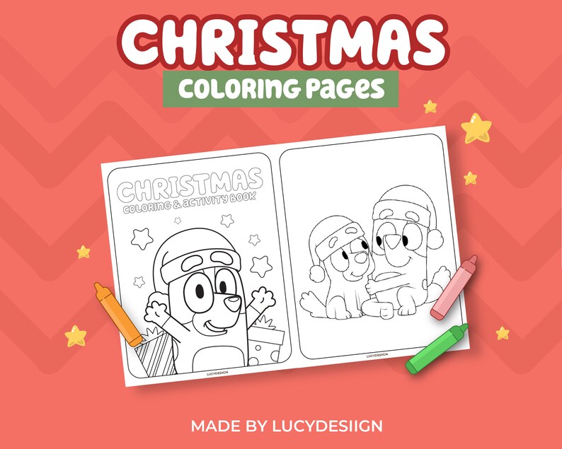 bluey-christmas-coloring-pages-digital-product-etsy-australia