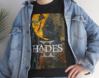 Apollo Hades 2 Shirt | Mythologisches T-Shirt | Griechisch inspiriertes T-Shirt Game Gaming Tee Olympus Merchandise Unisex-T-Shirt aus schwerer Baumwolle