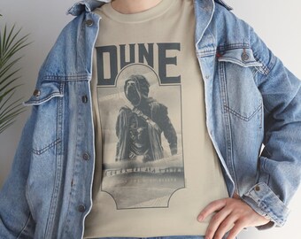 Dune Desert Graphic Tee | Sci-Fi Sandworm Shirt | Arrakis Planet Apparel | Frank Herbert Inspired | Science Fiction Merch shirt