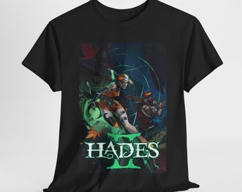 Hades 2 T-Shirt | Mythologisches T-Shirt | Griechisch inspiriertes T-Shirt Game Gaming Tee Olympus Merchandise Unisex T-Shirt aus schwerer Baumwolle