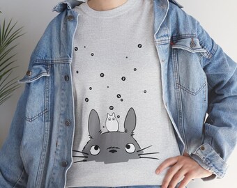 My Neighbor Totoro Shirt | Studio Ghibli Tee | Anime Lover Apparel | Japanese Animation Merchandise Unisex Heavy Cotton Tee shirt