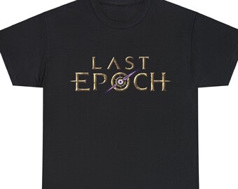 Last Epoch Action RPG Zeitreisen Shirt | Sci-Fi Fantasy Gaming Tee | Episches Abenteuer Bekleidung Unisex Heavy Cotton T-Shirt