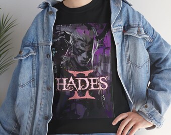 Moros Hades 2 Mythologisches griechisch inspiriertes T-Shirt Spiel Gaming Olympus Merchandise Unisex-T-Shirt aus schwerer Baumwolle