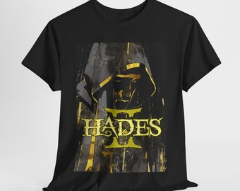 Chronos Hades 2 Shirt | Mythologisches T-Shirt | Griechisch inspiriertes T-Shirt Game Gaming Tee Olympus Merchandise Unisex-T-Shirt aus schwerer Baumwolle