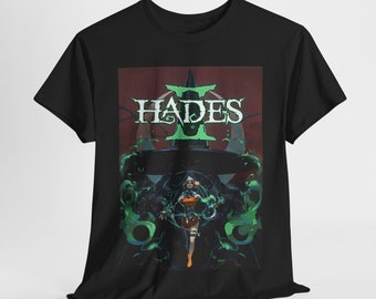 Hades 2 Mythologisches, griechisch inspiriertes T-Shirt Spiel Gaming Olympus Merchandise Unisex-T-Shirt aus schwerer Baumwolle