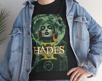 Melinoe Hades 2 Shirt | Mythologisches T-Shirt | Griechisch inspiriertes T-Shirt Game Gaming Tee Olympus Merchandise Unisex-T-Shirt aus schwerer Baumwolle