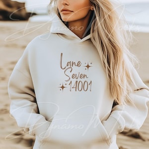 Lane Seven 14001 Mockup, Sandshell Hoodie Mockup, Beach Mockup, LS14001 Mockup, Oversized Sweatshirt Mockup, Lane Seven Mockup