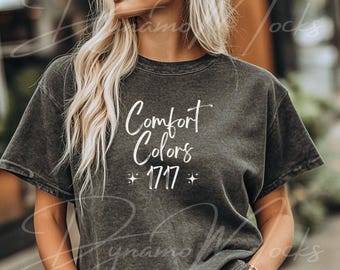 Comfort Colors 1717 Mockup, Pepper Comfort Colors Mockup, 1717 Mockup, Pepper Shirt Mockup, C1717 Pepper Mockup