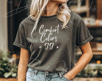 Comfort Colors 1717 Mockup, Pepper Comfort Colors Mockup, 1717 Mockup, Pepper Shirt Mockup, C1717 Pepper Mockup