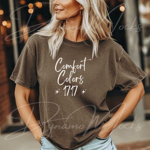 Comfort Colors 1717 Mockup, Espresso Comfort Colors Mockup, Espresso 1717 Mockup, Espresso Shirt Mockup, C1717 Espresso Mockup