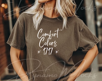 Comfort Colors 1717 Mockup, Espresso Comfort Colors Mockup, Espresso 1717 Mockup, Espresso Shirt Mockup, C1717 Espresso Mockup