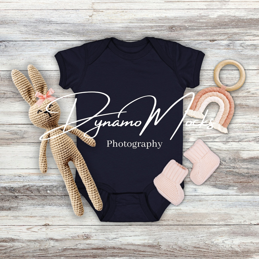 Navy Rabbit Skins 4424 Mockup Flat Lay Mockup Baby - Etsy