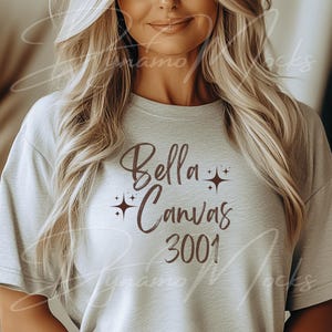 Bella Canvas 3001 Mockup, Ash Shirt Mockup, Ash Bella 3001 Mockup, BC3001 Mockup, Ash Gray Tshirt Mockup, Womens Shirt Mockup