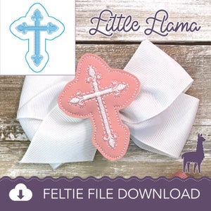 File di ricamo Cross Feltie / DOWNLOAD IMMEDIATO / ITH /