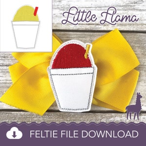 Snowball Feltie Embroidery File | INSTANT DOWNLOAD | ITH |