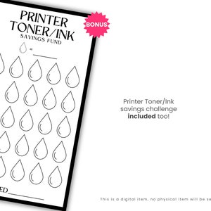 Printer toner and ink savings fund challenge included in bundle