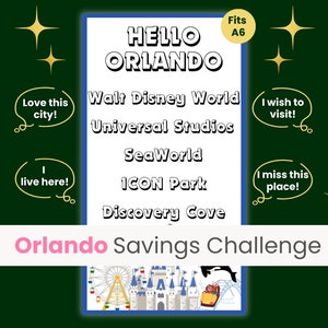 Sfida sul risparmio di Orlando, Sfida sul risparmio per le vacanze, Budget per i viaggi a Orlando in Florida, Sfida sul risparmio sui viaggi, Fondo per le vacanze a Orlando