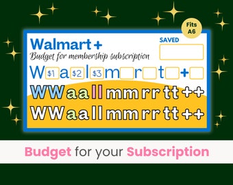 Abonnement Spar-Challenge, Mitglieds-Abo, Lebensmittel-Spar-Challenge, Haushalts-Spar-Challenge, Passend für A6 Cash Binder